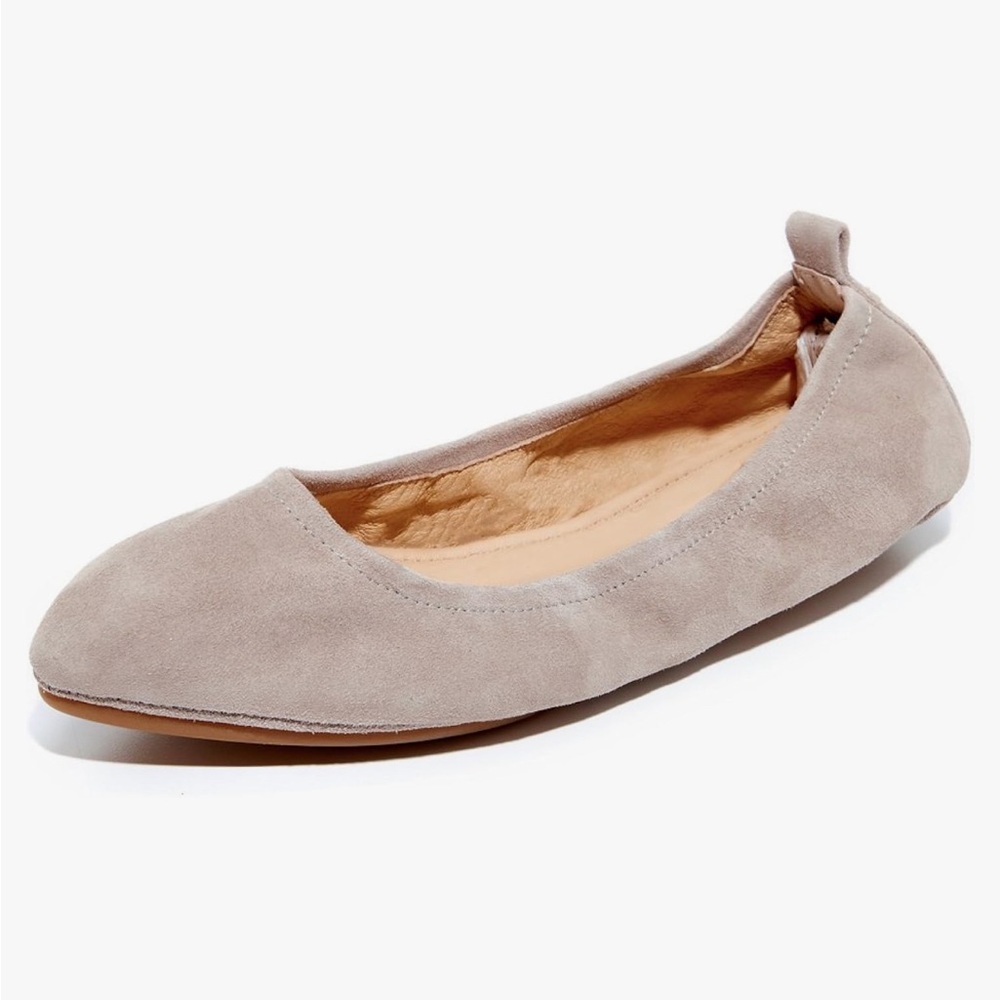 Yosi Samra Women's Vienna 2 Ballet Flat, simply taupe, size 7M EUC